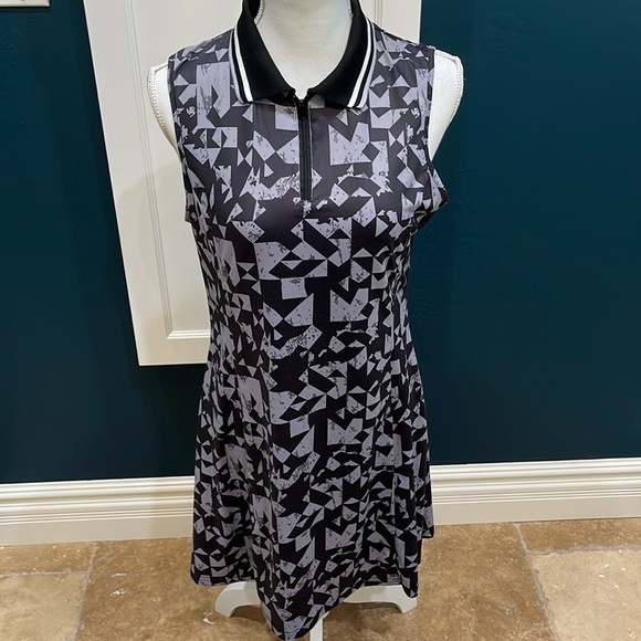 Freeye black & gray dress with shorts - Picture 1 of 8